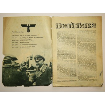 Revista Der Aufbau, agosto de 1938, 32 páginas. Espenlaub militaria